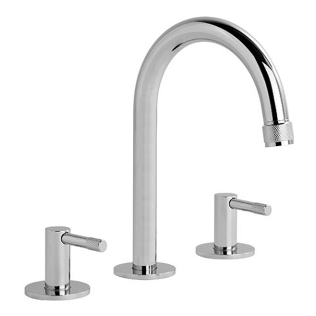 Brodware Yokato Basin Set With Knurled Lever Durobrite Chrome Cook