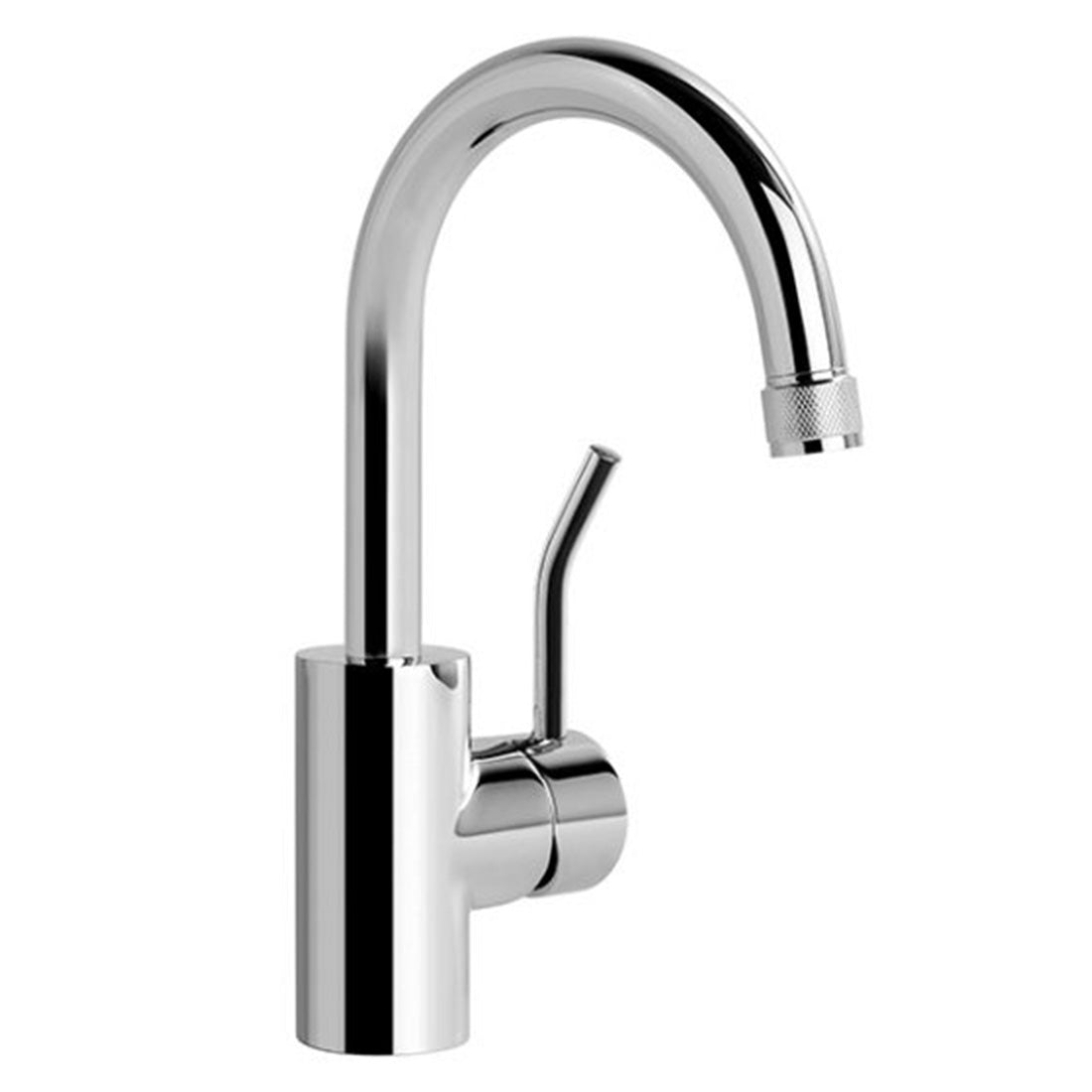 Brodware Yokato Basin Mixer With Upswept Lever Durobrite Chrome Cook