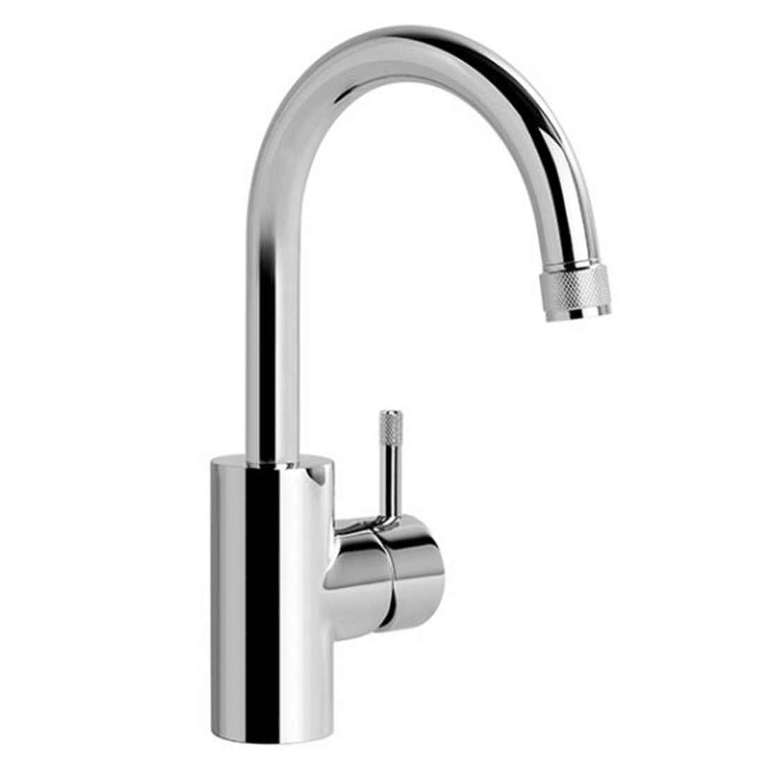 Brodware Yokato Basin Mixer With Knurled Lever Durobrite Chrome Cook