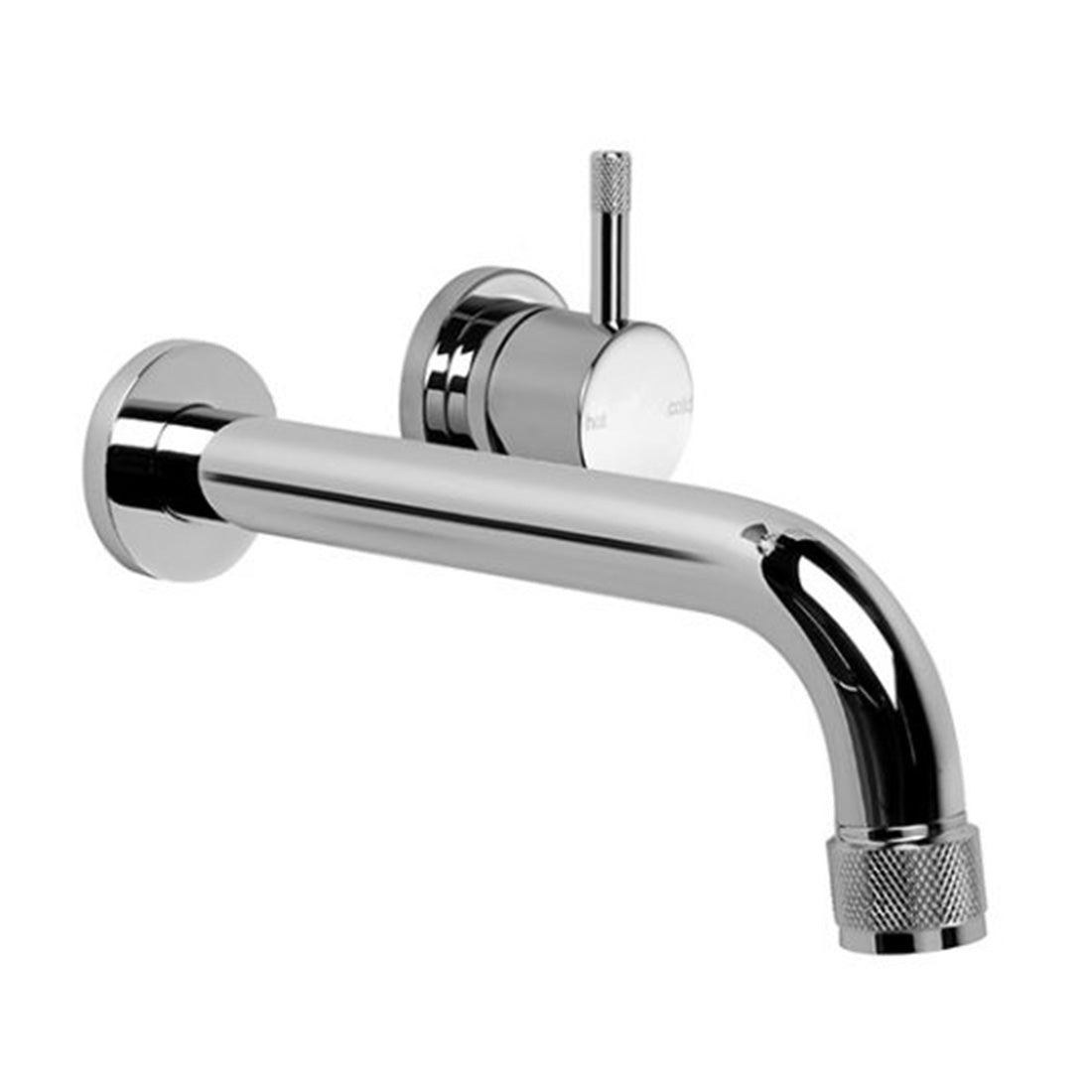 Brodware Yokato Wall Mixer Set With Knurled Lever Durobrite Chrome