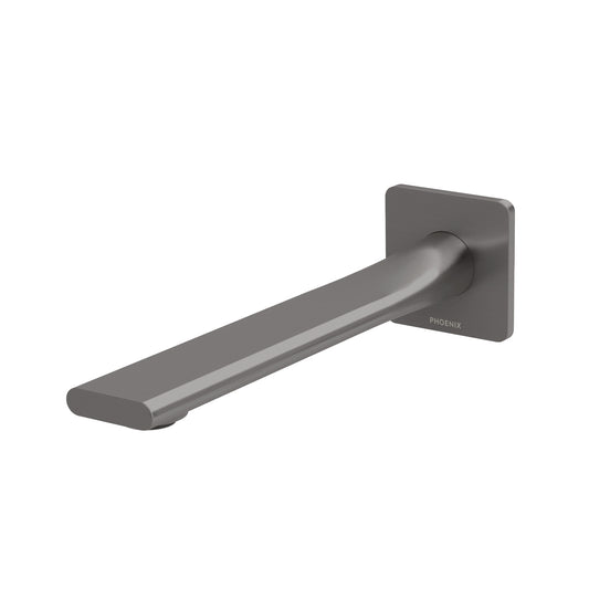 Phoenix Teel Wall Bath Outlet 200mm Brushed Carbon