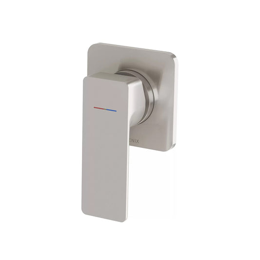 Phoenix Gloss Mkii Switchmix Shower Wall Mixer Fit Off Kit Brushed Nickel