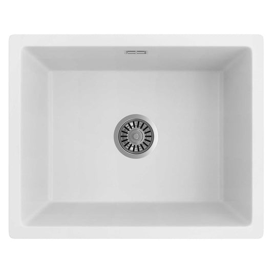 Seima Oros 550 Sink - White, No Taphole, Versatile