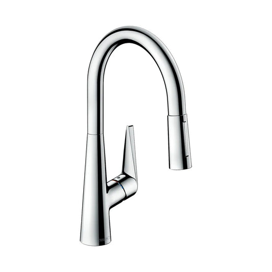 Hansgrohe Zesis M33 Single Lever Kitchen Mixer 150 Pull Out Spray 2Jet Chrome