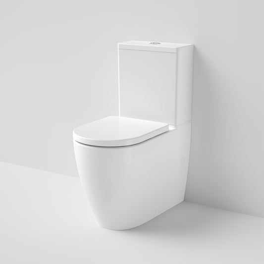 Caroma Urbane Ii Clean Flushed Wall Faced Close Couple Toilet Suite With Germ Gard