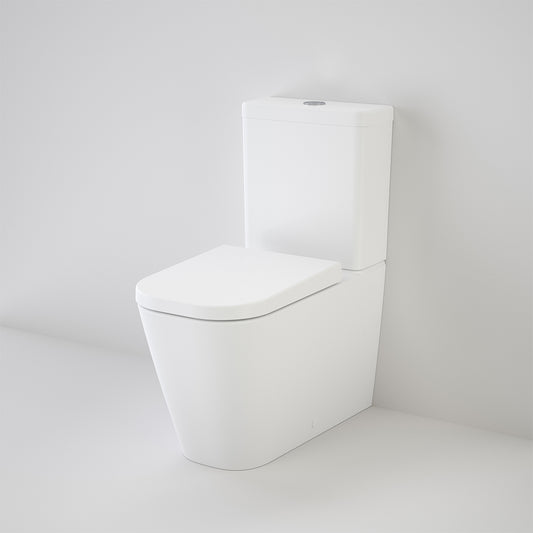 Caroma Luna Square Clean Flush Wall Faced Toilet Suite