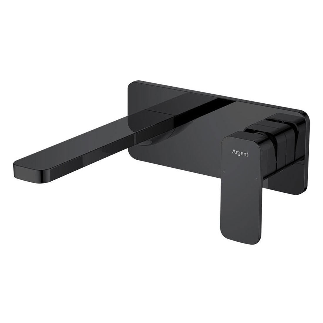 Argent Kubic Wall Mounted Basin/Bath Trim Matte Black – Cook & Bathe