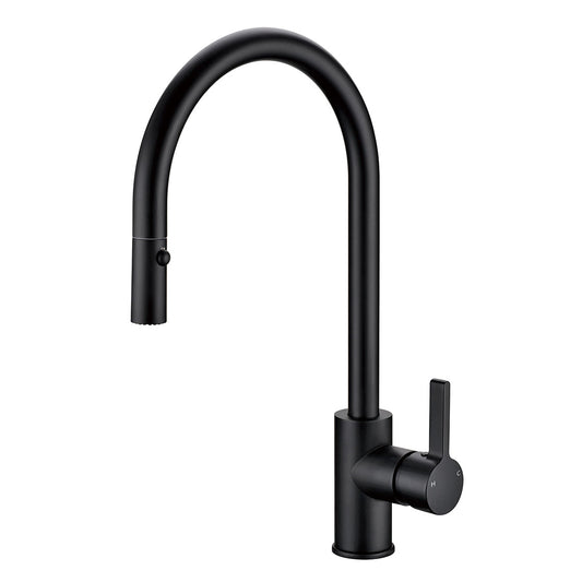 Cylindro Pull Out Sink Mixer Matte Black