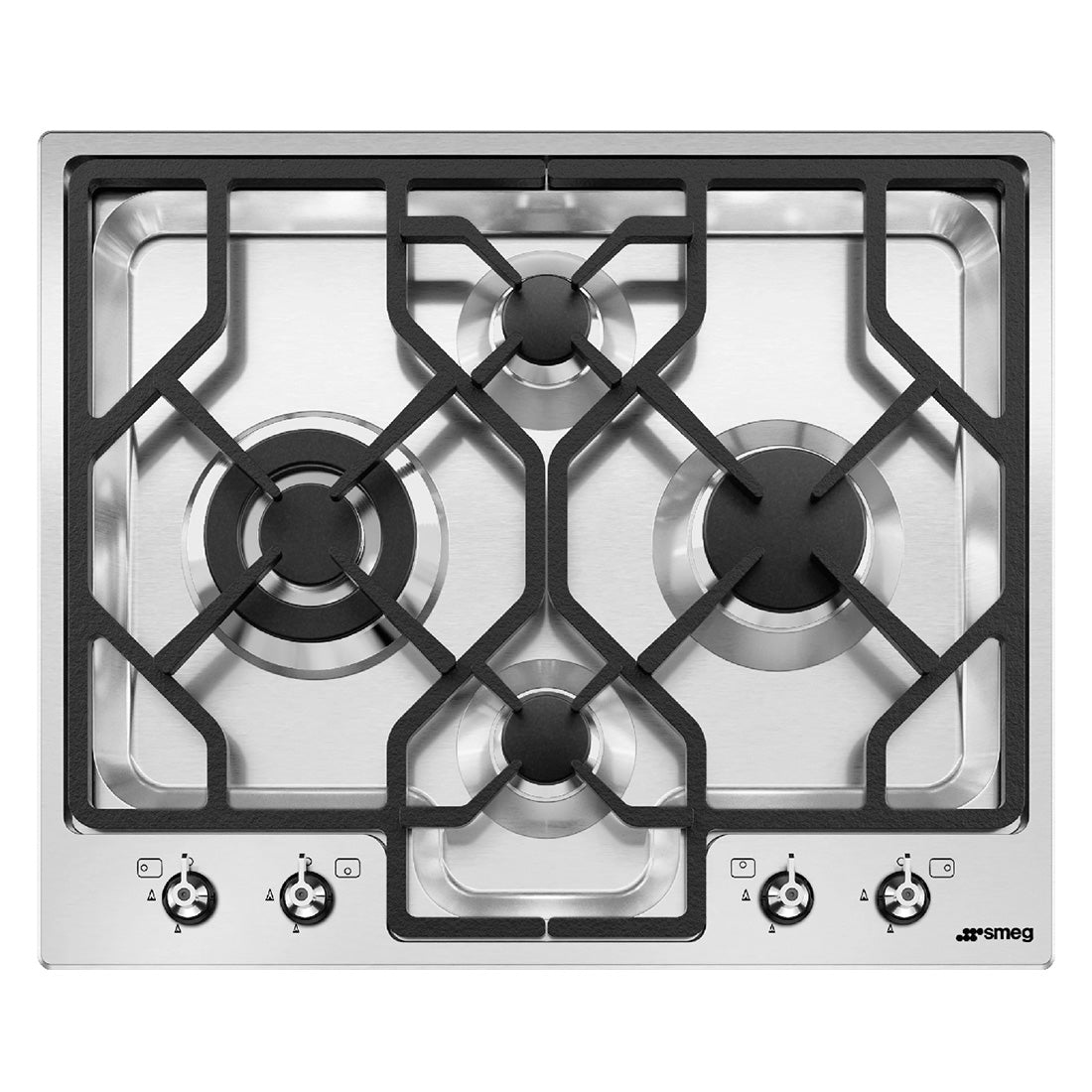 Smeg Classic 4 Burner Gas Cooktop Ultra Low Stainless Steel 60Cm Cook