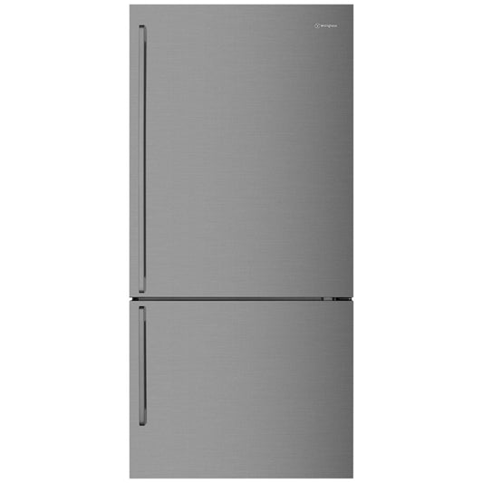 Westinghouse Bottom Freezer Refrigerator Pole Handles Right 496L Dark Stainless Steel