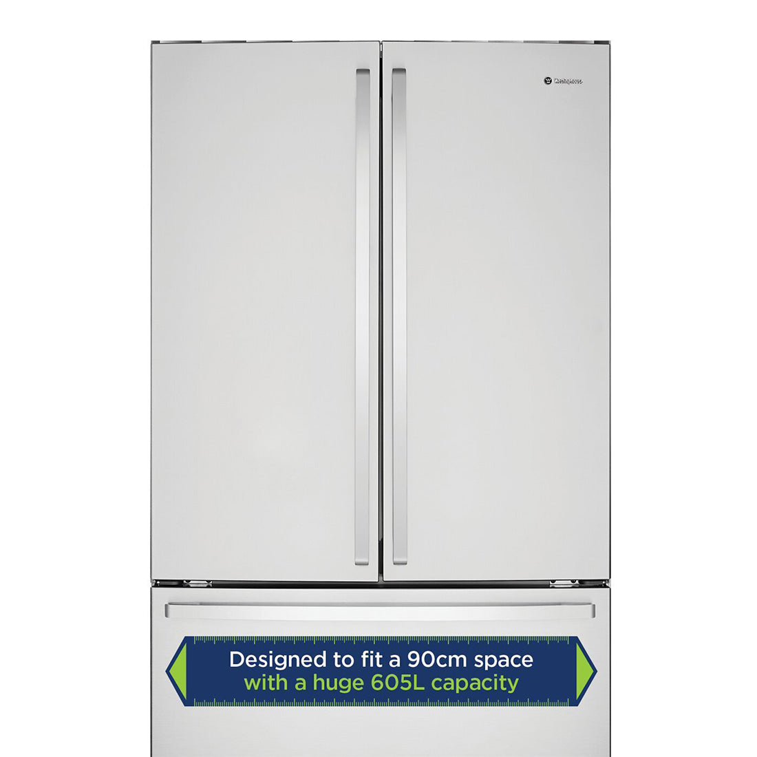 Westinghouse French Door Refrigerator 565L Stainless Steel Cook & Bathe