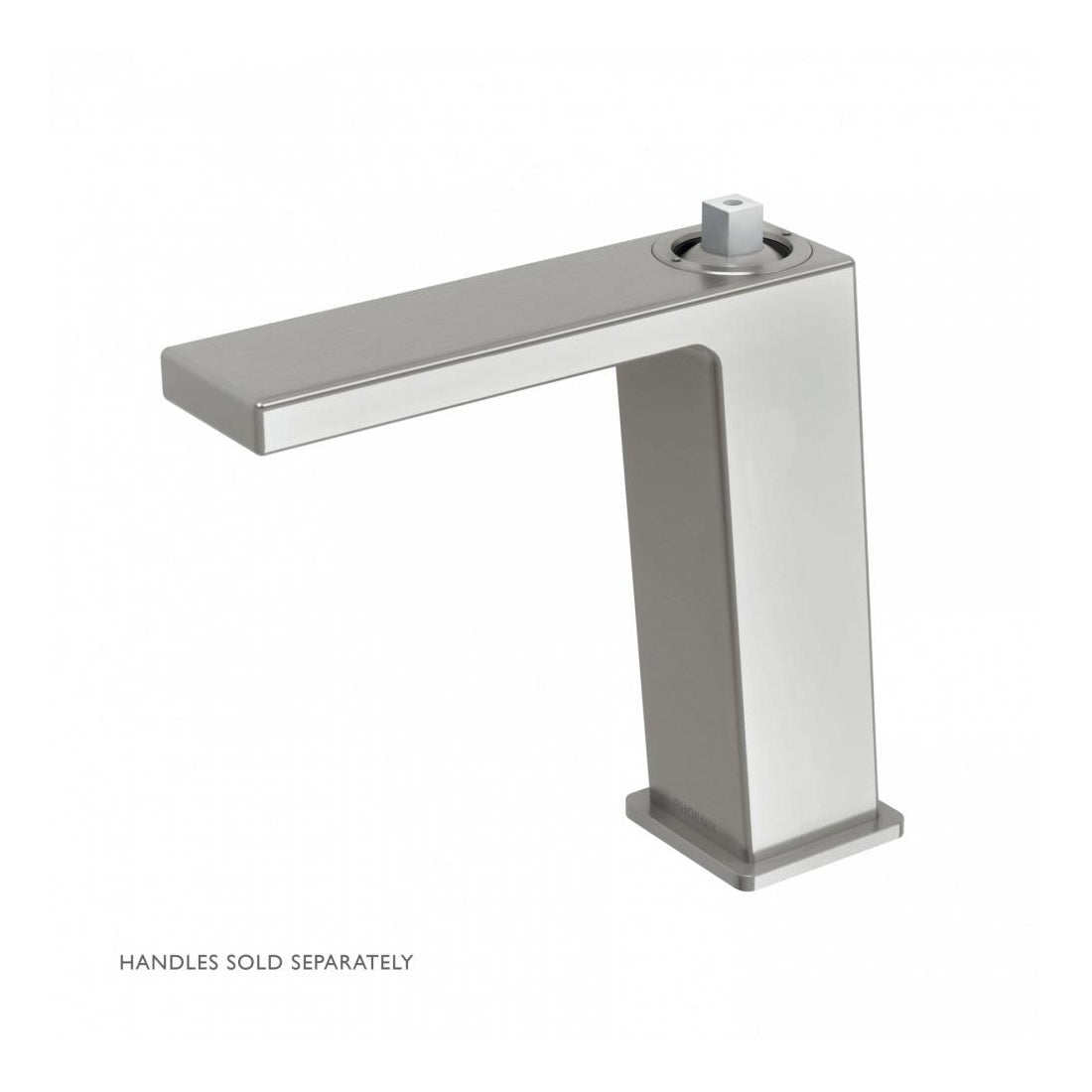 Phoenix Zimi Basin Mixer Brushed Nickel (No Handle) Cook & Bathe