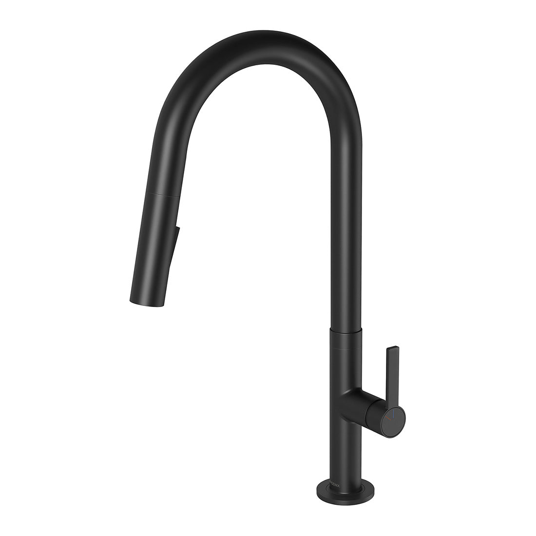 Phoenix Lexi Mkii Pull Out Sink Mixer Matte Black Cook & Bathe