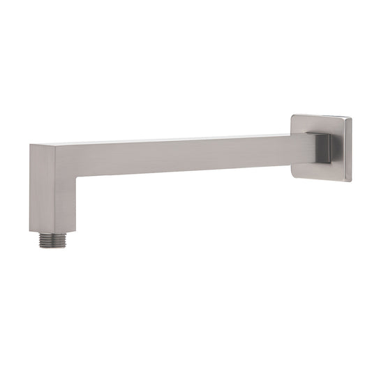 Phoenix Lexi Square Shower Arm 400Mm Brushed Nickel