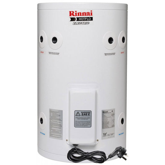 Rinnai Hotflo 50L 2 4Kw Electric Hot Water Storage Tank With Plug