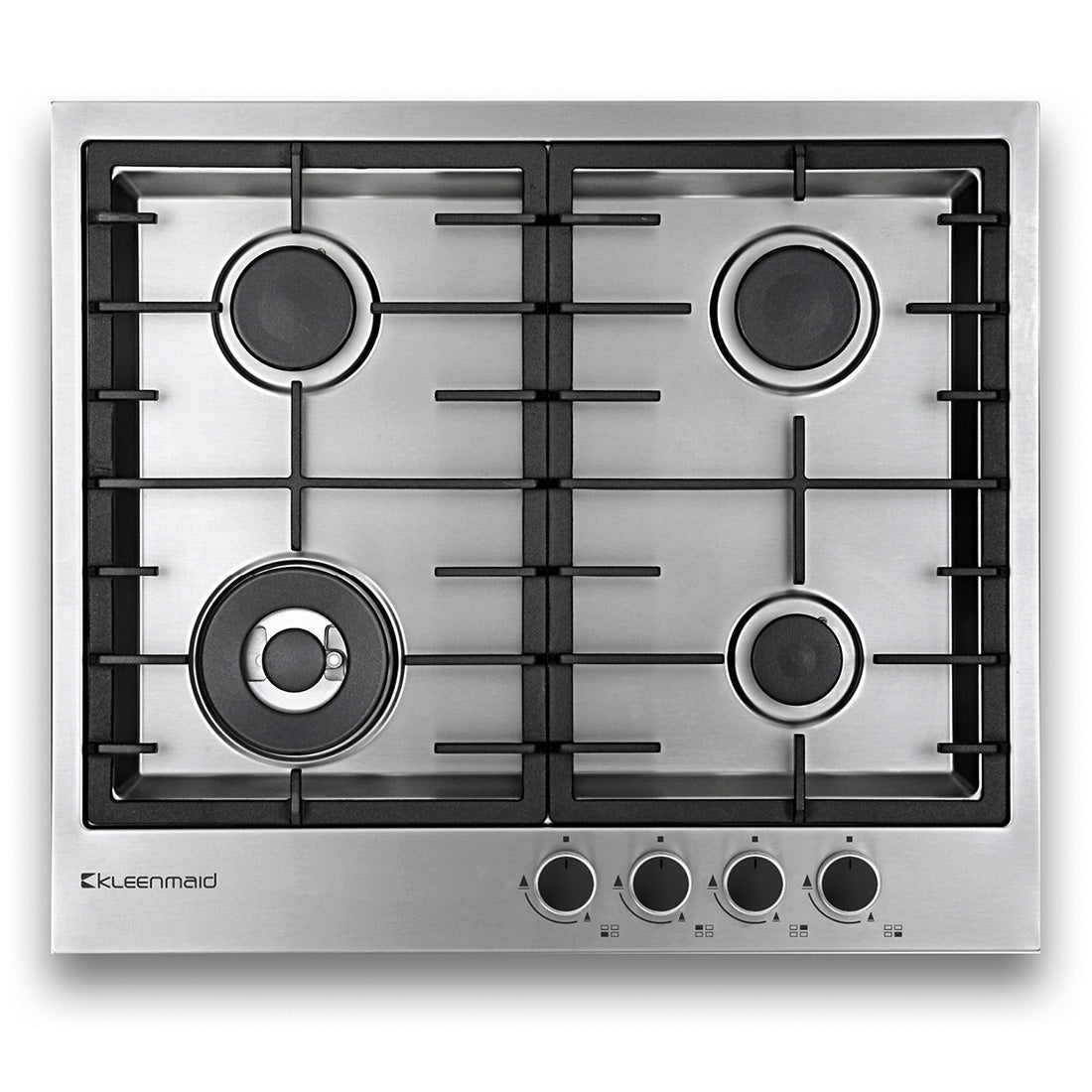 Kleenmaid Gas Cooktop Stainless Steel 60Cm Cook & Bathe