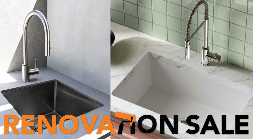 Kitchen Sinks & Tapware Renovation Sale 2025