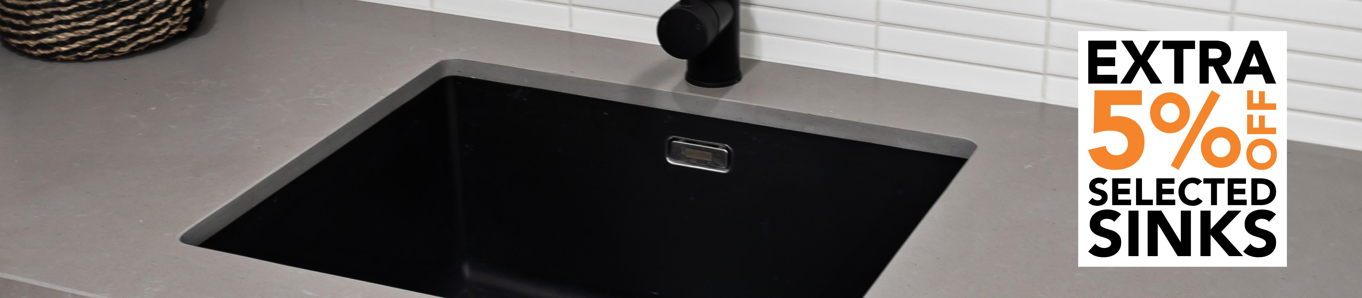 Sink Sale - 5% off