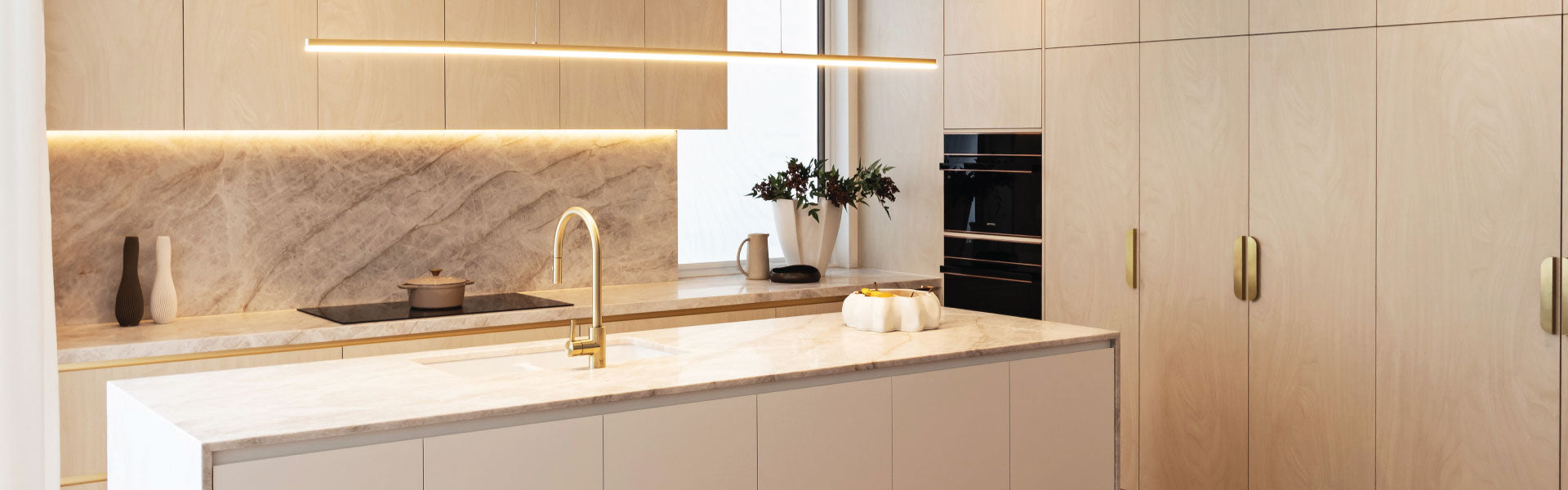 Golden Sanctuary Kitchen