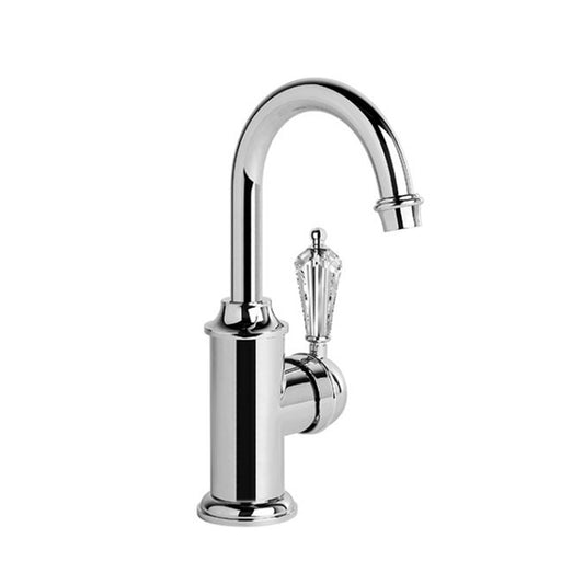Brodware Neu England Basin Mixer With Kristall Lever Durobrite Chrome 1
