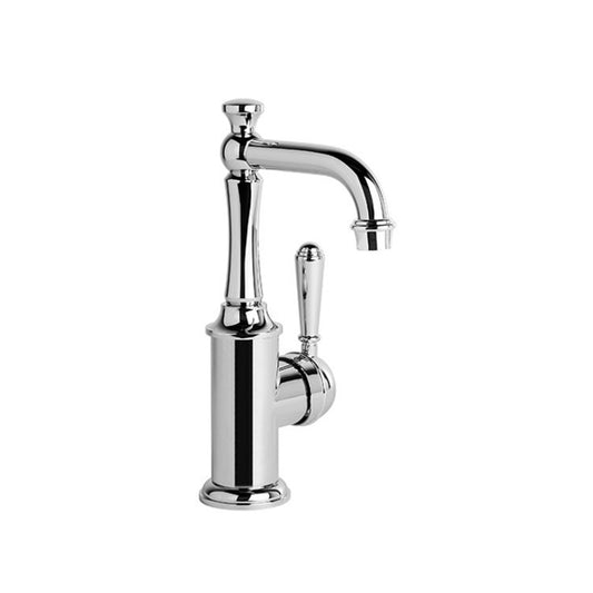 Brodware Neu England Basin Mixer With Metal Lever Durobrite Chrome 2
