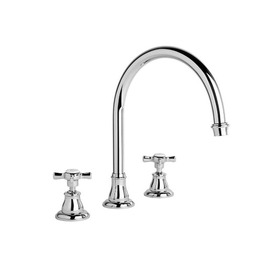 Brodware Neu England Kitchen Set With Cross Handle Ceramic Disc Durobrite Chrome