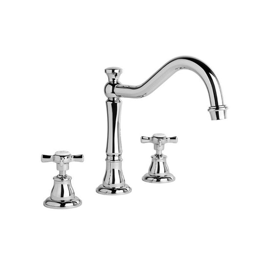 Brodware Neu England Kitchen Set With Cross Handle Ceramic Disc Durobrite Chrome 1