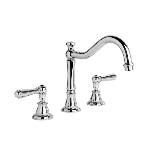 Brodware Neu England Kitchen Set With Metal Lever Durobrite Chrome 1