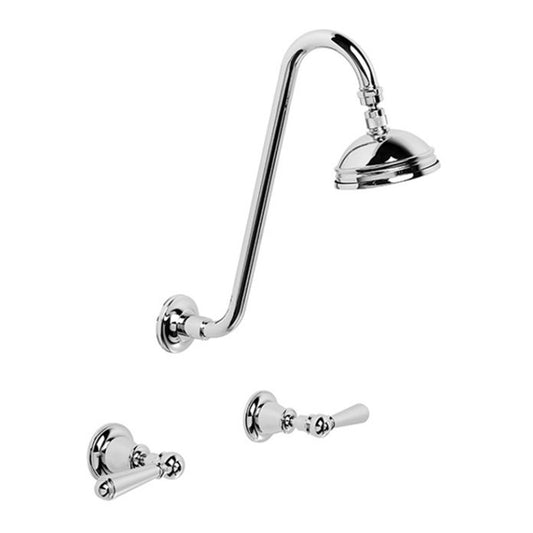 Brodware Neu England Shower Set With Metal Lever Durobrite Chrome 1