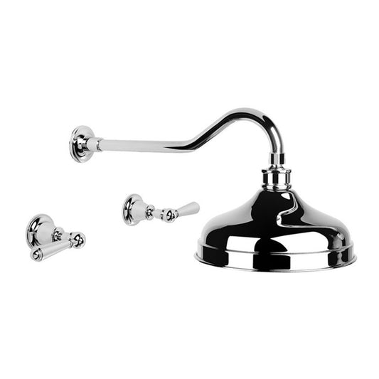 Brodware Neu England Shower Set With Metal Lever Durobrite Chrome 3