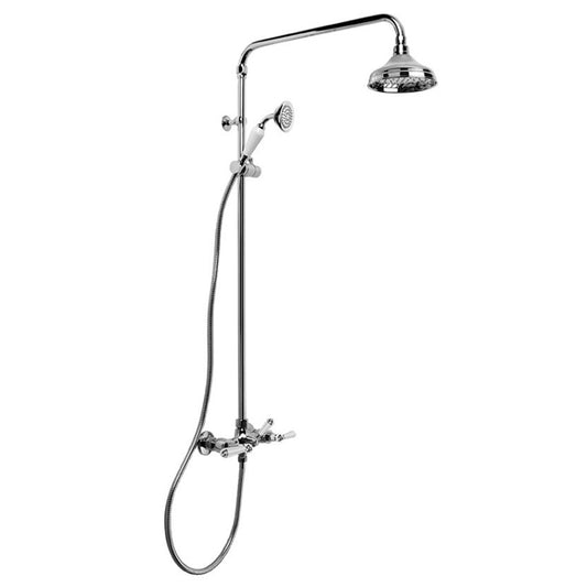 Brodware Neu England Shower Set With Metal Lever Durobrite Chrome 10