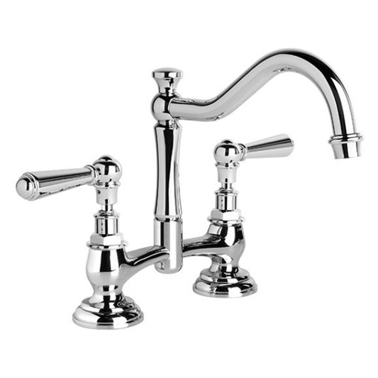 Brodware Neu England Kitchen Set With Metal Levers Durobrite Chrome