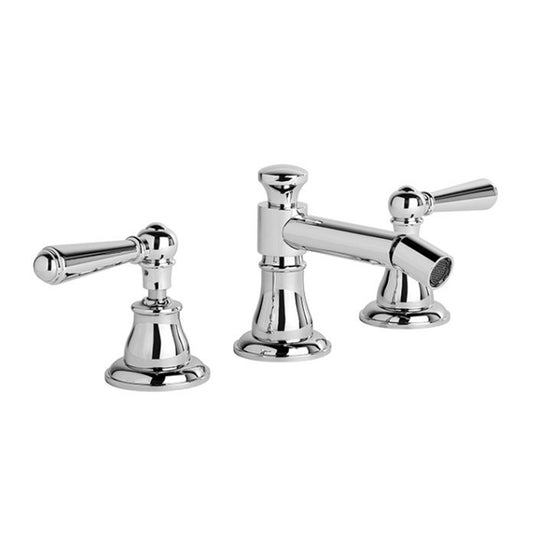 Brodware Neu England Bidet Set With Metal Levers Durobrite Chrome