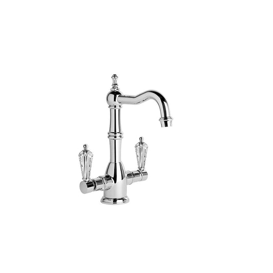 Brodware Winslow Basin Mixer Kristall Lever Durobrite Chrome 4