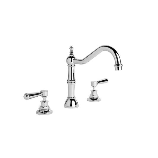 Brodware Winslow Bath Set Metal Lever Durobrite Chrome 1