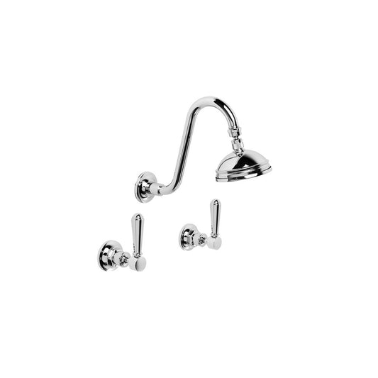Brodware Winslow Shower Set Metal Lever Durobrite Chrome