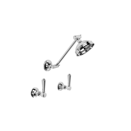 Brodware Winslow Shower Set Metal Lever Durobrite Chrome 4