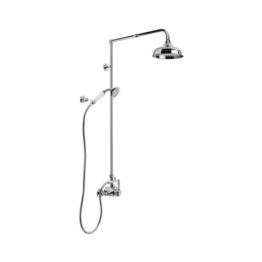 Brodware Winslow Shower Mixer Set Metal Leverdurobrite Chrome