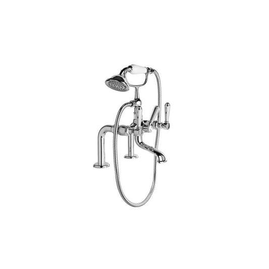 Brodware Winslow Bath Mixer With Handshower Metal Lever Durobrite Chrome 2