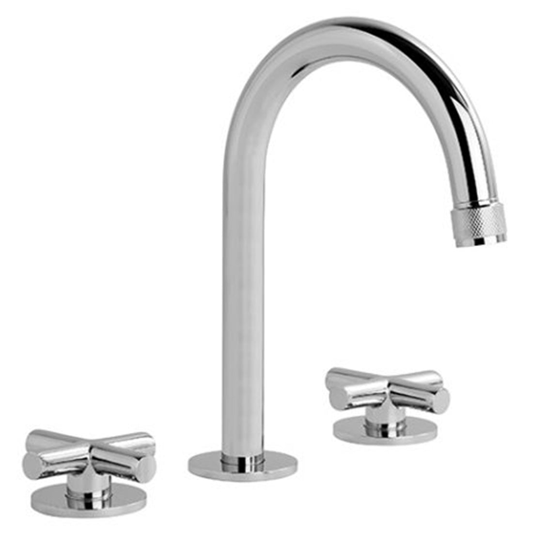 Brodware Yokato Basin Set With Cross Handles Durobrite Chrome Cook