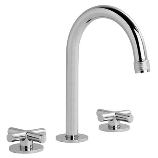 Brodware Yokato Basin Set With Cross Handles Durobrite Chrome