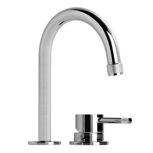 Brodware Yokato Basin Mixer Set With Knurled Lever Durobrite Chrome