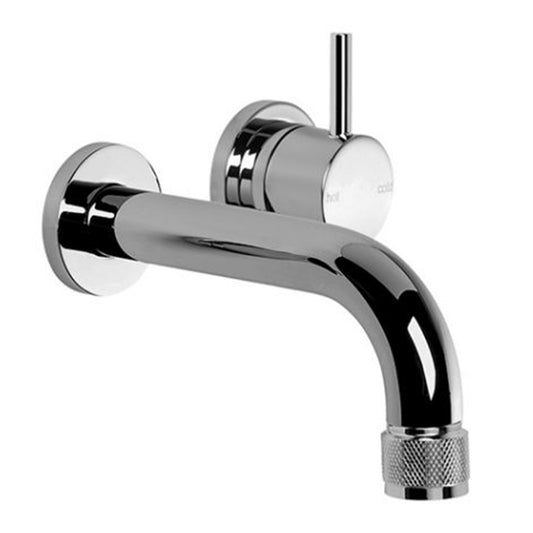 Brodware Yokato Wall Mixer Set With Metal Lever Durobrite Chrome 2