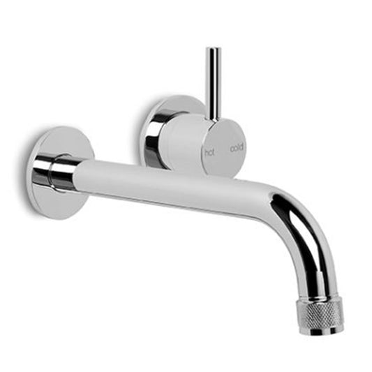 Brodware Yokato Wall Mixer Set With Metal Lever Durobrite Chrome