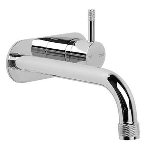 Brodware Yokato Wall Mixer Set With Knurled Lever Durobrite Chrome 1