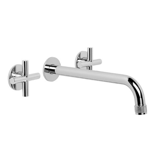 Brodware Yokato Wall Set With Cross Handles Durobrite Chrome 1
