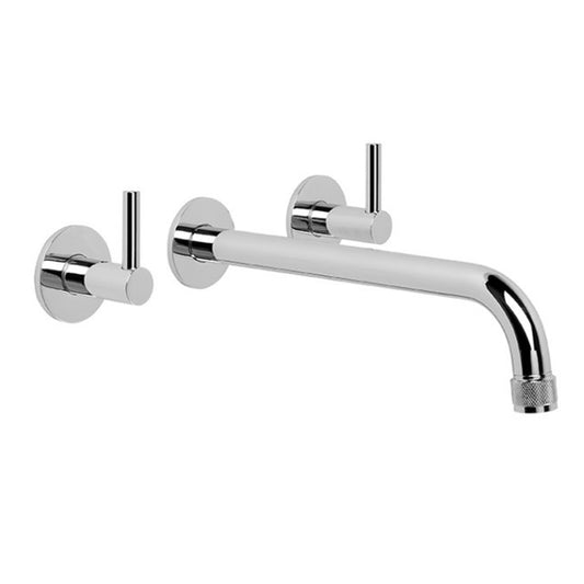 Brodware Yokato Wall Set With Metal Levers Durobrite Chrome