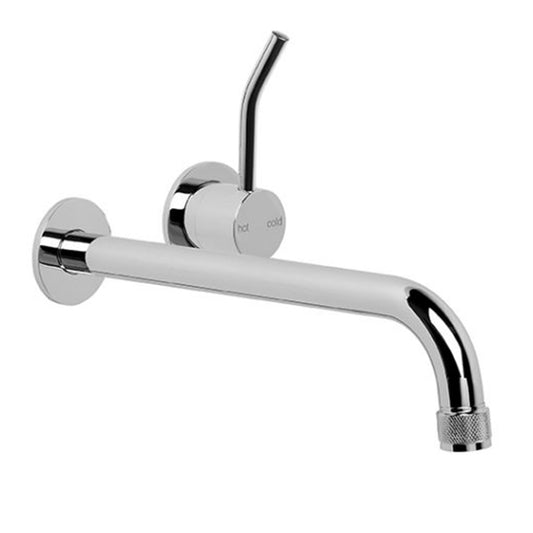 Brodware Yokato Wall Mixer Set With Upswept Lever Durobrite Chrome 3
