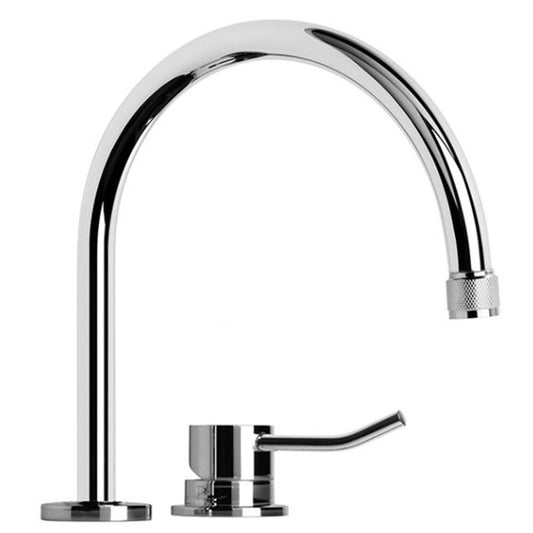 Brodware Yokato Bath Mixer Set With Upswept Lever Durobrite Chrome