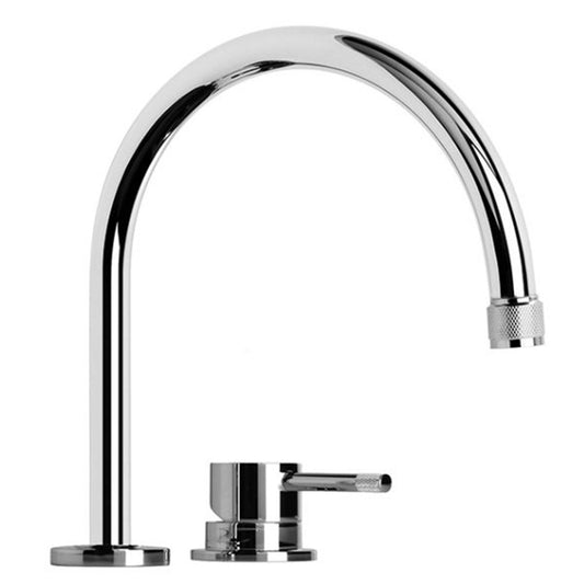 Brodware Yokato Bath Mixer Set With Knurled Lever Durobrite Chrome